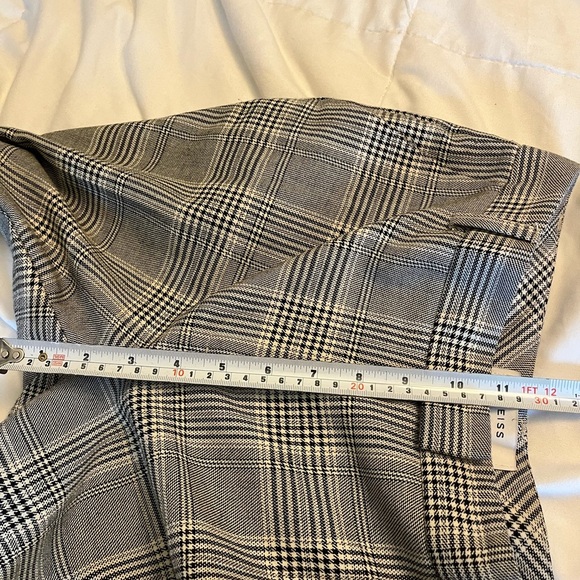 Reiss Plaid Trousers, Ankle length Size 4, office corporate chic, Grey & Black - Picture 12 of 15